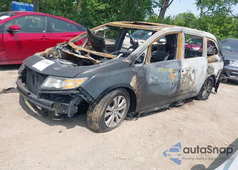 2014 Honda Odyssey Ex-L z USA, uszkodzony, nr VIN 5FNRL5H69EB024228